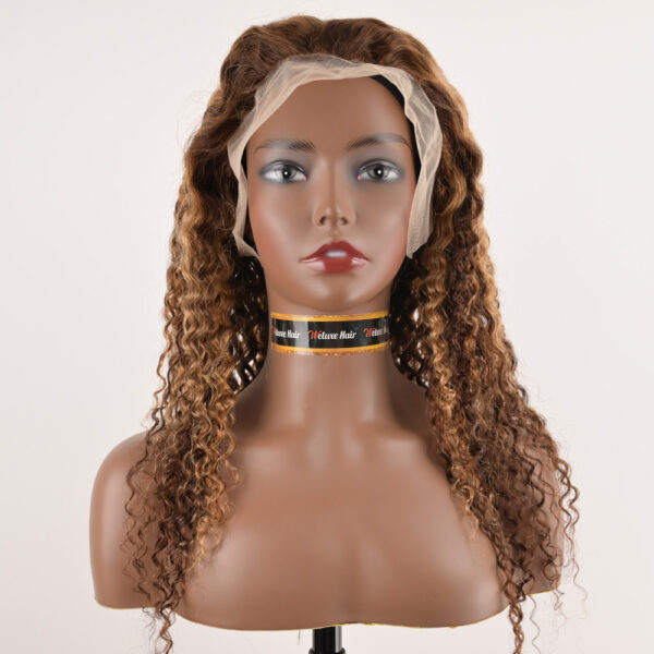 Highlight P4/27 Brazilian Curly Lace Front Wig
